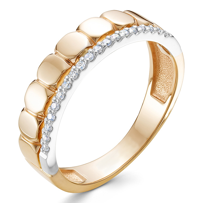 Кольцо, золото, бриллиант, 753-1120